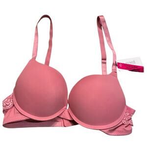 I Lumie Women’s 32B Super Super Push Up Bra in Pink NWT